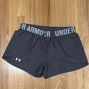 Under Armour Women's Charcoal Athletic Shorts